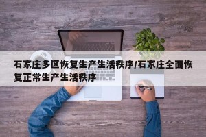 石家庄多区恢复生产生活秩序/石家庄全面恢复正常生产生活秩序